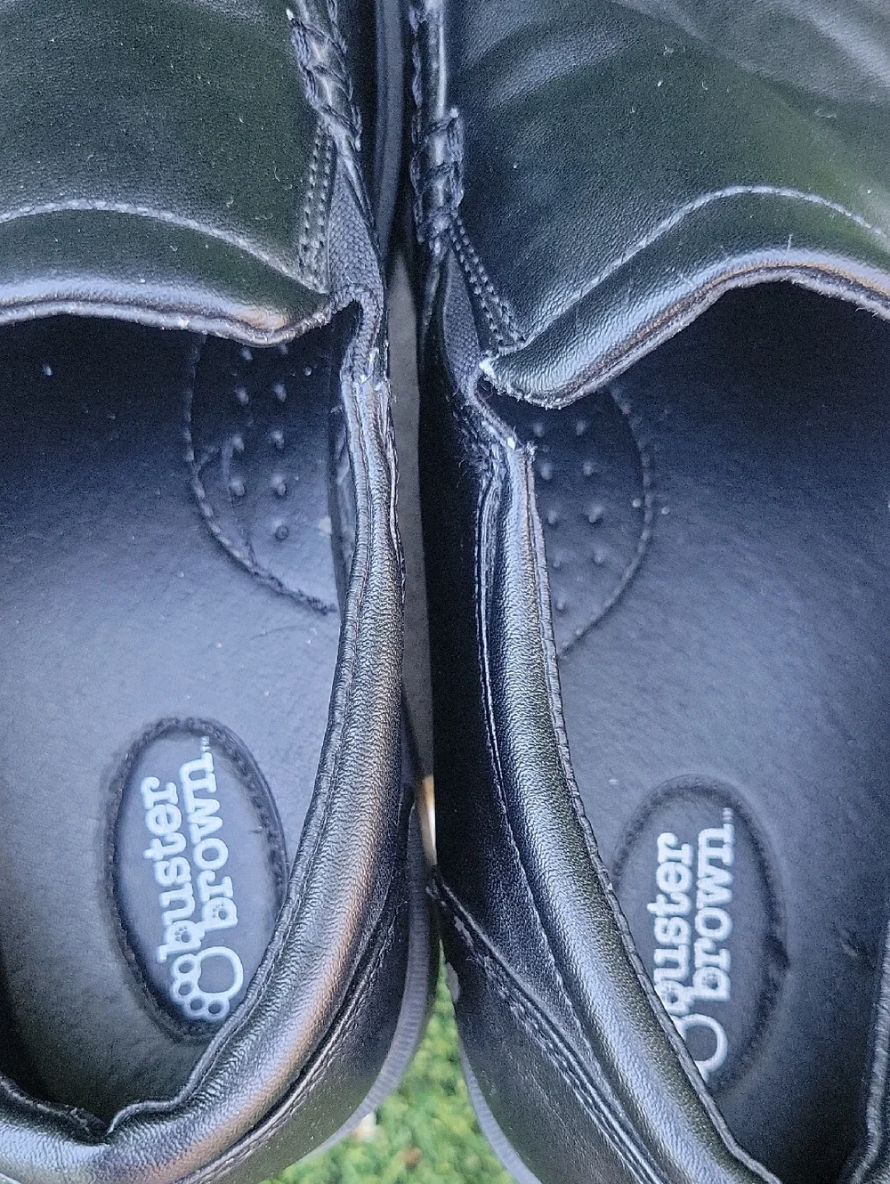 Buster Brown Kids Black Cushioned Dress Shoes  4